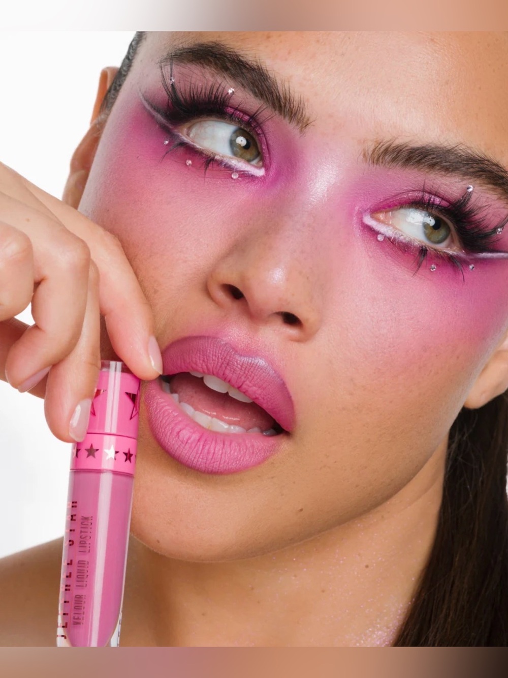 Jeffree Star C*** Velour Liquid Lipstick-bubblegum pink, cool tone, vegan, matte - Picture 3 of 7
